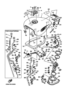 XV1700PC XV17PCMX Tank fuel