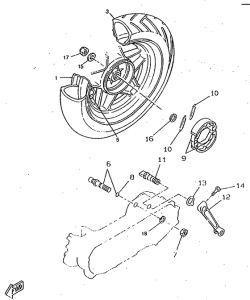 CW50RSP Переднее колесо