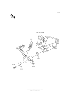 EX300 Педаль тормоза