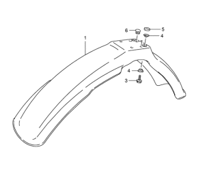 TS125 Переднее крыло