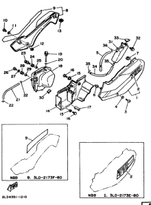 XTZ750 Cub. lateral, dep. de aceite