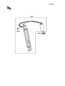 KMX125 Амортизатор