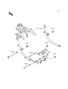 EX500 Рама ,крепежные детали