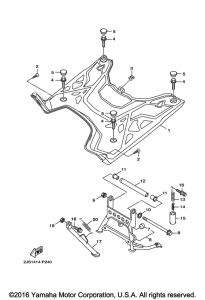 YW125 Подножки