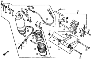  Задние амортизаторы