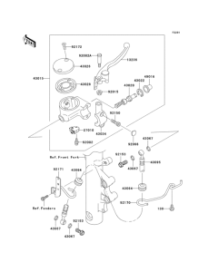 VN800 Главный тормозной цилиндр