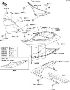 ZR1000 Боковые обтекатели