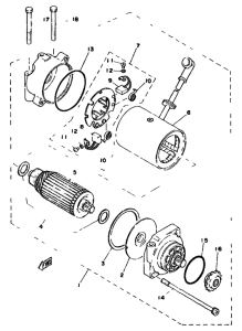 XS400 Стартер