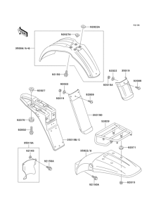 KDX125 Fender(1 / 2)