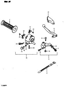 TS100 Left handle switch