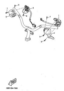 YQ50 Handle switch. lever