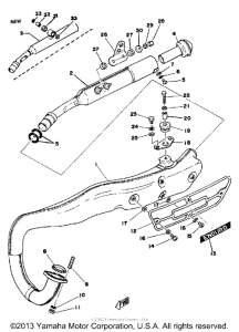 DT100C Выхлопная система