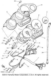 FZR600RGC Приборы