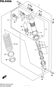 RM-Z250 Задние амортизаторы