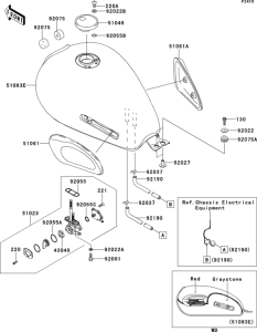 EJ650 Топливный бак