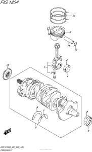GSX-S750 Коленвал