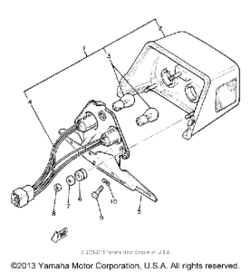 XJ550RH Фонарь