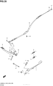 LS650 Подножка
