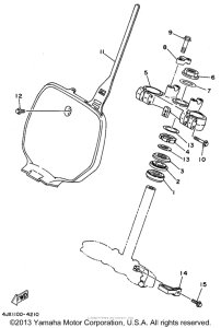 WR250Z Управление