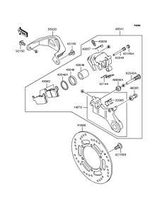  Задний тормоз