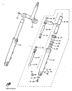V-MAX12 Передняя вилка