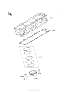 KLZ1000 Цилиндр и поршни