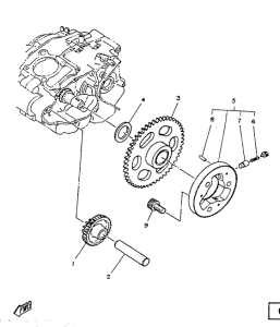 SR125 Муфта стартера