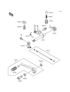 ZR550 Переключатель передач