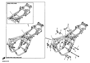 XJR400R ﾌﾚｰﾑ