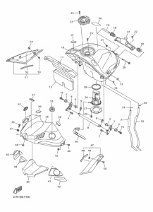 YZF-R1 Топливный бак