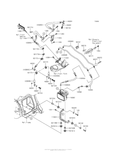 ZX1400 Тормозные трубки