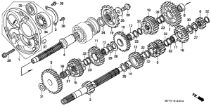 NR750 Трансмиссия