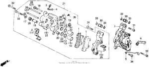 GL1200I Передний суппорт