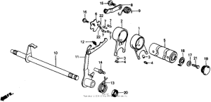 Z50R Вилка переключения передач