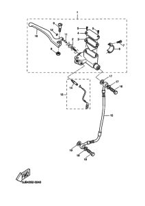 YH50 Передний тормозной цилиндр