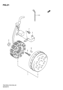 RM-Z250 Зажигание