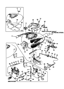 XVS1100 XVS11V Tank fuel