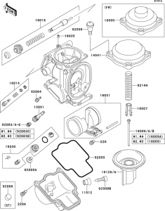 ZX1100 Carburetor parts(1 / 2)