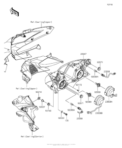 KLZ1000 Фара