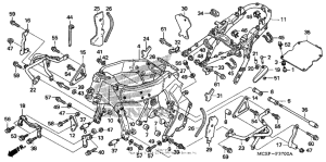 ST1300P (ABS) Рама