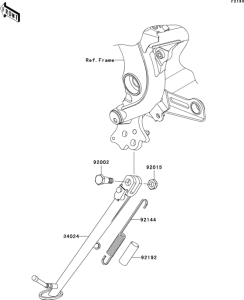 ER650 Подножка