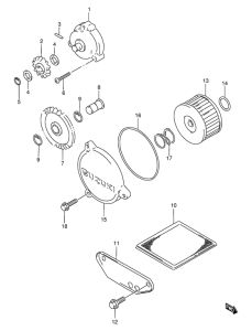 DR650 Маслонасос
