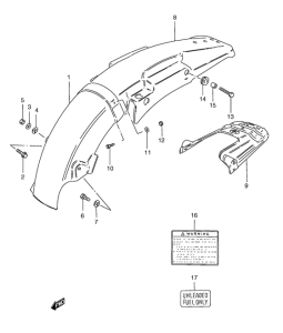 TS185 Заднее крыло