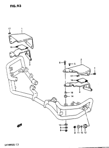 GV1400 Corner lamp cover gv1400gcg / gch