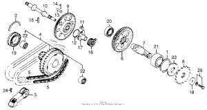 CB750 Primary chain + kick starter