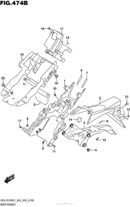 GSX-R1000 Rear Fender (Gsx-R1000L7 E28)