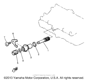 XJ650LH Тахометр