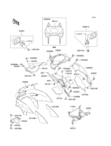 ZX600 Обтекатели