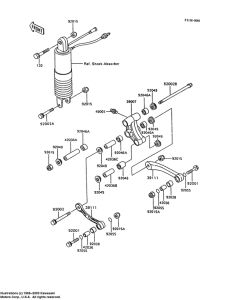ZX600 Задняя подвеска