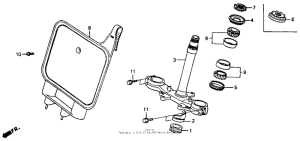 CR80R Траверса нижняя